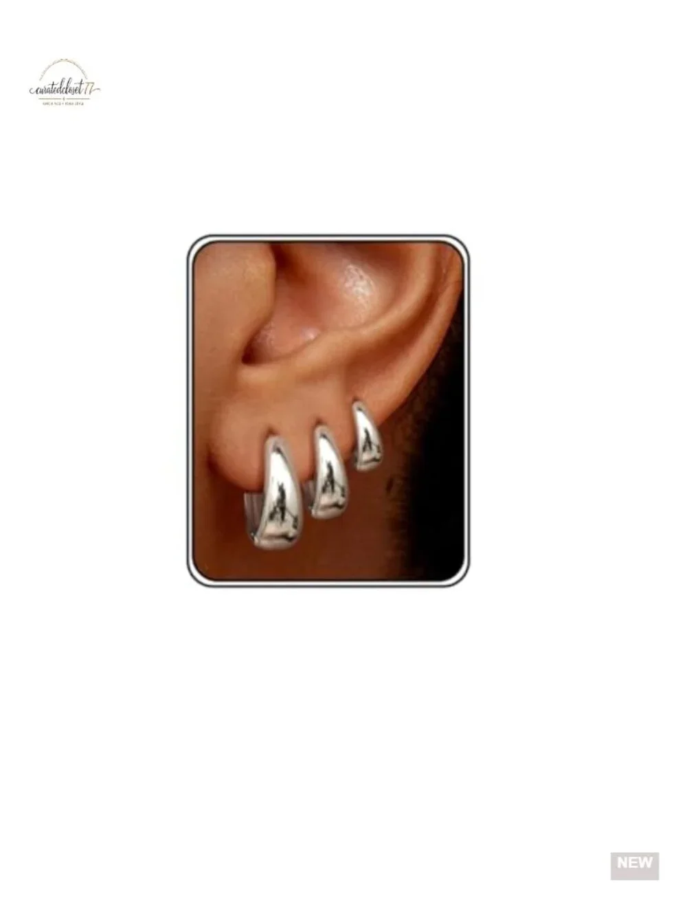 3 Pair 14K Gold Filled Huggie Hoop Earrings Set for Women Hypoallergenic
